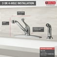 thumbnail image 4 of Single Handle Kitchen Faucet with Spray in Chrome 400LF-WF, 4 of 4