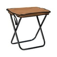 thumbnail image 3 of S SERENABLE Tabouret de Camping Chaise Compacte pour Adultes Chaise Portable Robuste Mini Marron, 3 of 9