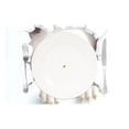 thumbnail image 2 of White Bear Face Wall 12×18 inch Placemats Heat Resistant Washable Foldable Rectangular Placemats Set Decoration Indoor Outdoor for Kitchen Dining Table 1PC, 2 of 8