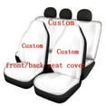 Fantasy Starry Sky Design Car Trim Seat Covers Set Easy Clean Colorfast