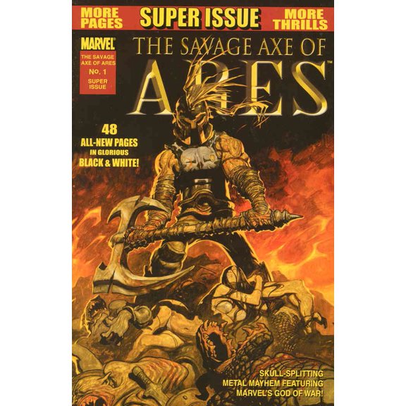 Savage Axe of Ares, The #1 VF ; Marvel Comic Book