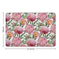 thumbnail image 5 of Pioneer Flower Floral Print Flannel Non Slip Door Rugs,Washable Door Mats Indoor,Decorative Door Mats,Dirt-Resistant and Absorbent Doormat for Entrance,Bedroom,Kitchen,Bathroom,23.5"x16", 5 of 5