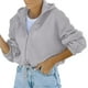 thumbnail image 4 of Chaquetas Para Mujer, Prendas de Vestir Exteriores, Top Corto de Moda, Sudadera Polar Con Cremallera, Manga Larga, Sudadera Recortada, Suéter Sólido, Blusa, Abrigo Odeerbi  ODB130664, 4 of 8