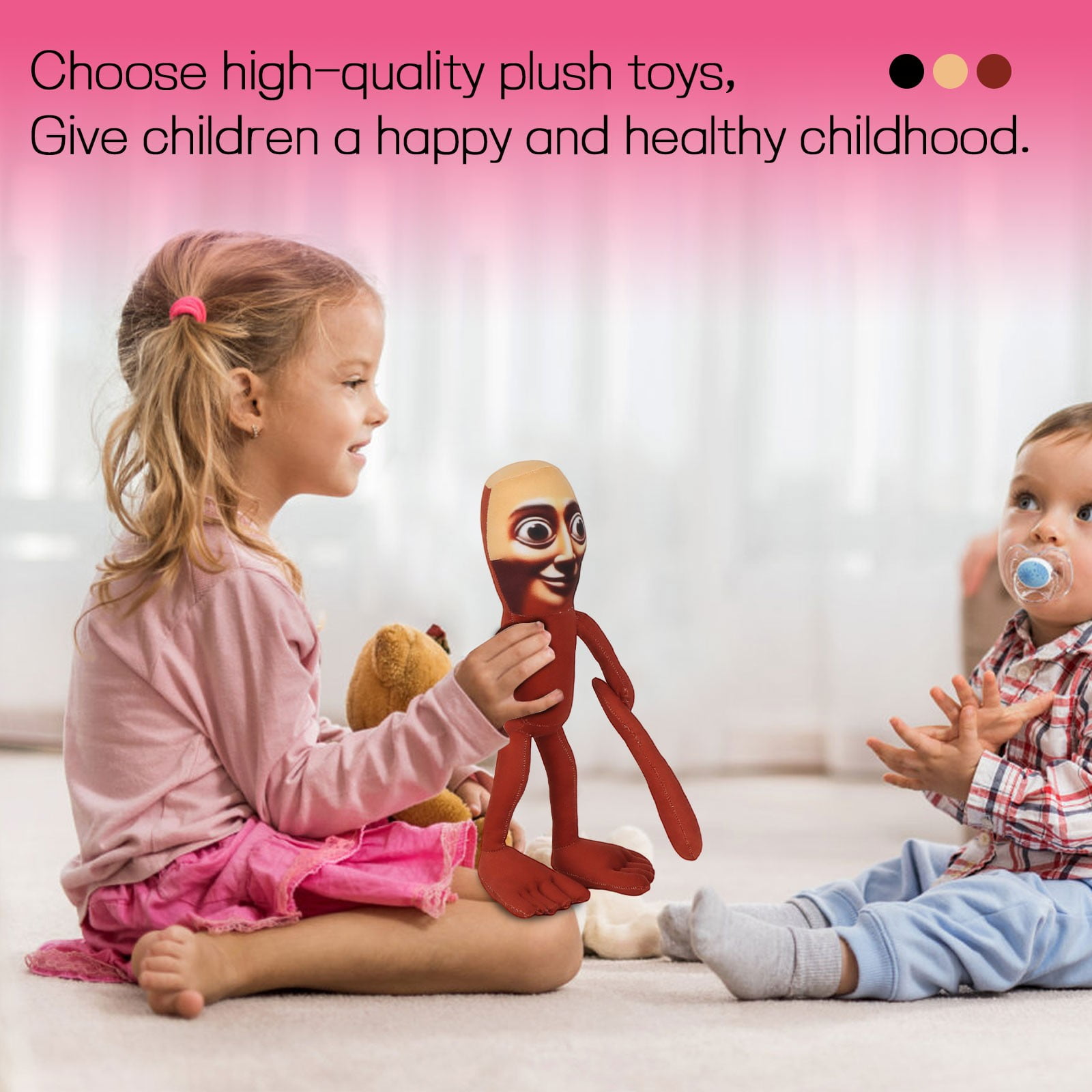 KXAAXS Tung Tung Tung Sahur Italian Brainrot Plushies Stuffed Animal for Playtime & Snuggling Soft Plushies Hugging Pillow Valentine Christmas Birthday Gifts for Kids Girlfriend Boyfriend