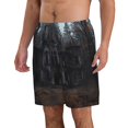 thumbnail image 2 of Fotbe Gloomy Mansion Forest Scene Trajes de Baño Estampados para Hombre, Shorts de Verano de Secado Rápido, Ropa de Playa, Bañadores-Medium, 2 of 6