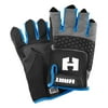 HART Fingerless Impact Utility Gloves, Size Medium