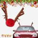 thumbnail image 3 of Navidad Coche Camión Traje Reno Asta Nariz Kit Navidad Vehículo Decoración ANGGREK Christmas Reindeer Car Kit, 3 of 8