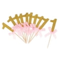 thumbnail image 2 of 24 Piezas Primeros Pasteles De Cumpleaños Cupcake Toppers Para Niñas Primera De Cumpleaños, 2 of 7