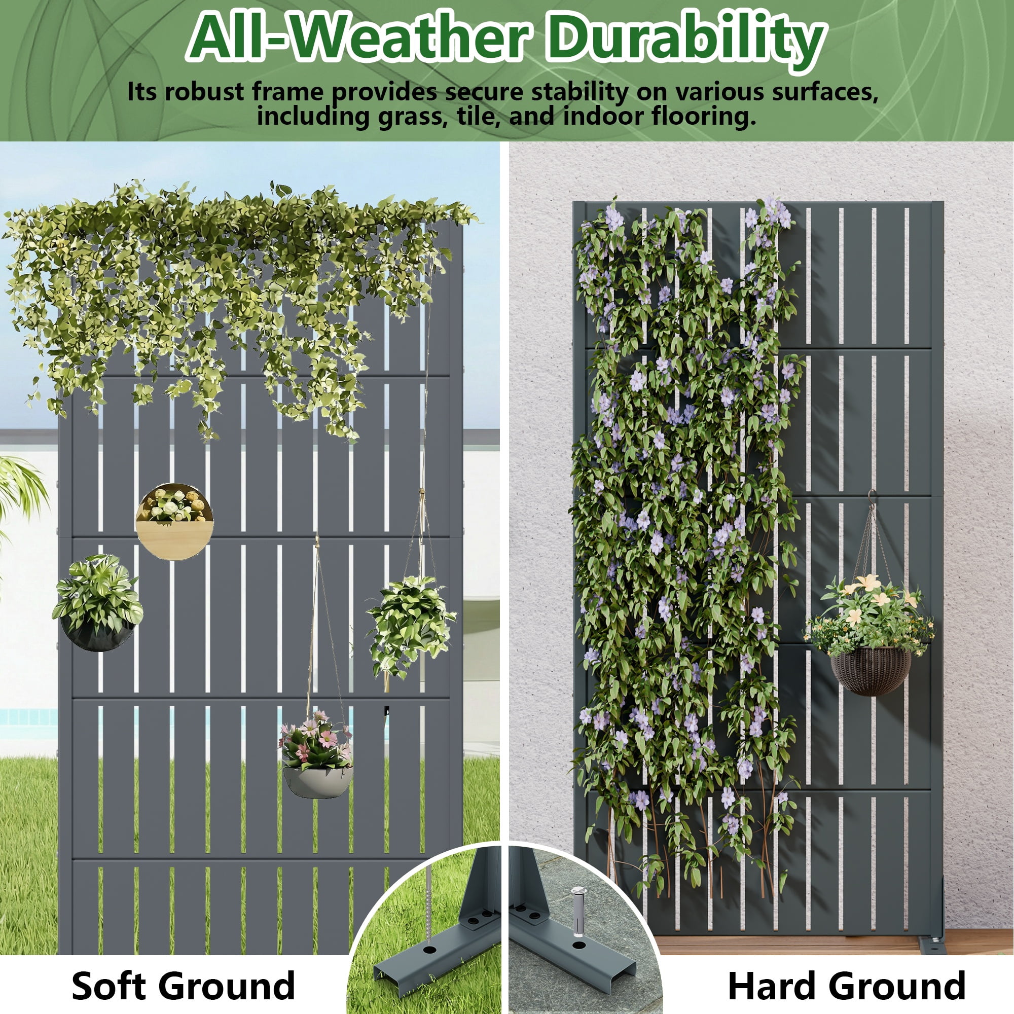 Privacy Metal Screen Fence Panel