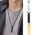 thumbnail image 6 of Gift Fashion Necklace Accessory All-match Stainless Steel Hip Hop Necklace Pendant Necklace Customized Punk Choker SILVER NECKLACE, 6 of 8