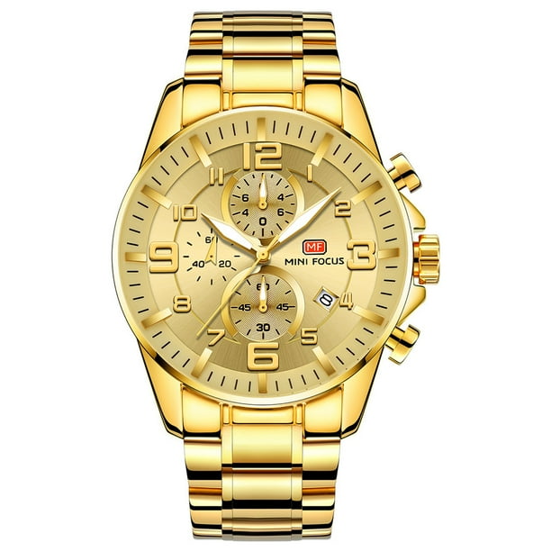 Mf0278g reloj de pulsera de cuarzo accesorios para hombre relojes mini focus reloj de los hombres