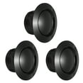 thumbnail image 1 of Uxcell 4 Inch Round Air Vent, 3pcs ABS Adjustable Soffit Exhaust Vent Cover, Black, 1 of 6