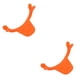 thumbnail image 1 of Jumpingount Entrenador de sonrisas, ejercitador de entrenamiento de músculos faciales, levantamiento Facial, forma de boca, herramienta de Naranja 2piezas, 1 of 6
