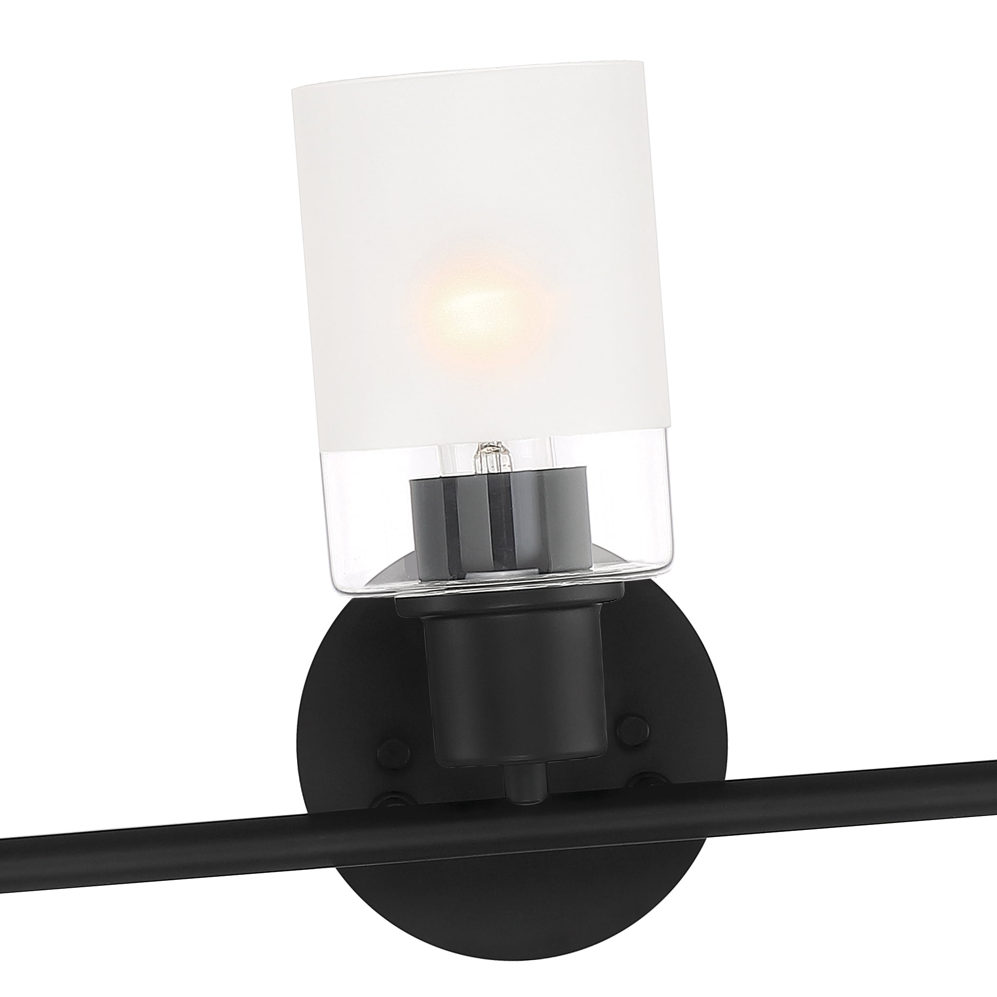 Designers Fountain Cedar Lane 3 Light Matte Black Bathroom Vanity Light Fixture, D236M-3B-MB