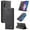 Black, variant on ETFAST Leather Wallet With Card Holder Zipper Phone Case For Xiaomi 9 High Quality Leather Phone Case