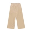 thumbnail image 5 of BLVB Summer Capri Pants for Girls Tie Knot Casual Loose Capris Cotton Linen Baggy Beach Cropped Pants with Pockets, 5 of 5