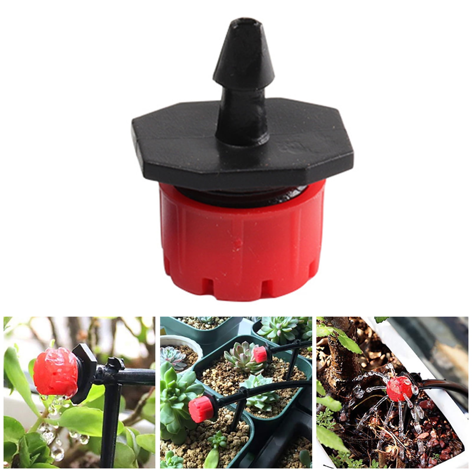 Travelwant 100Pcs 1 Gallon Per Hour Pressure Compensating Drip Emitters