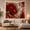 Red Rose Bouquet, variant on Dense Red Roses in Tightly Packed Blooms, Dramatic Maximalist for Couples, Botanical Rose Art, Valentine's Day Gift, Tapestry Wall Hanging for Bedroom and Living Room