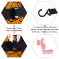 thumbnail image 3 of Basketball Foldable Car Trash Can with Lid, Leak-proof Mini Garbage Bin, Hanging Storage Bag, 3 of 6