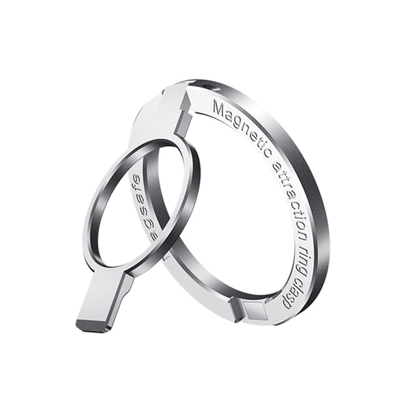Soporte De Anillo Magnético Para Smartphone Con Placa De Metal Black