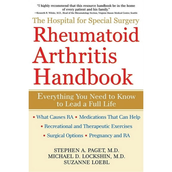 The Hospital for Special Surgery Rheumatoid Arthritis Handbook, (Paperback)