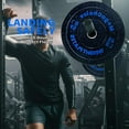 thumbnail image 3 of 1 Pcs Bumper Plates,2 Inch 45LB Rubber Weight Plate for Weight Lifting Strength Training Home Gym, 3 of 6