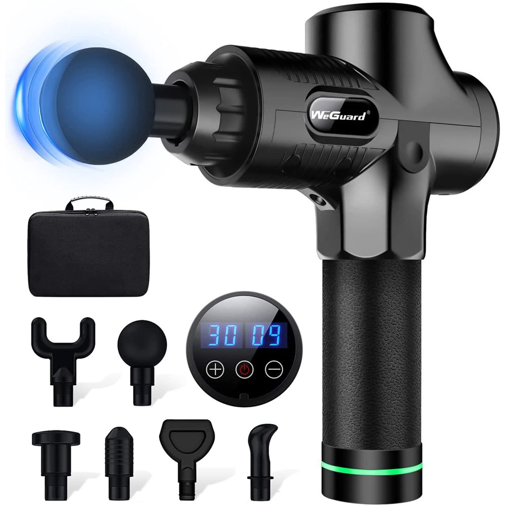 [2021 Latest] Deep Tissue Massage Gun, WeGuard G7 Pro Massager Deep Tissue Percussion Massager