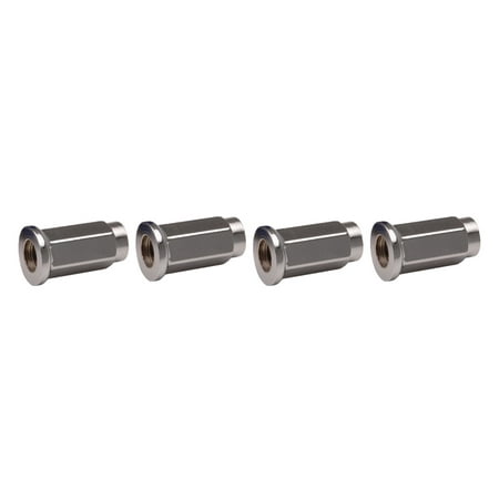 

ITP (4pk) Flat Base Chrome Lug Nut 10mm x 1.25mm Thread Pitch w/14mm Head for Kawasaki TECATE-4 250 1987-1988