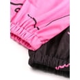 thumbnail image 4 of Women Print Baggy Sweatpants High Waisted Contrast Color Workout Trousers, 4 of 9