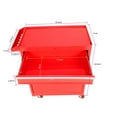 thumbnail image 5 of Imerelez Tool Chest with Detachable 5 Drawer, Wheels, Bottom Cabinet, and One Adjustable Shelf - Red, 5 of 8