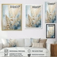 thumbnail image 4 of Designart "A Symphony Of Blue And Golden Ferns II" Ferns Floater Framed Canvas Prints, 4 of 5