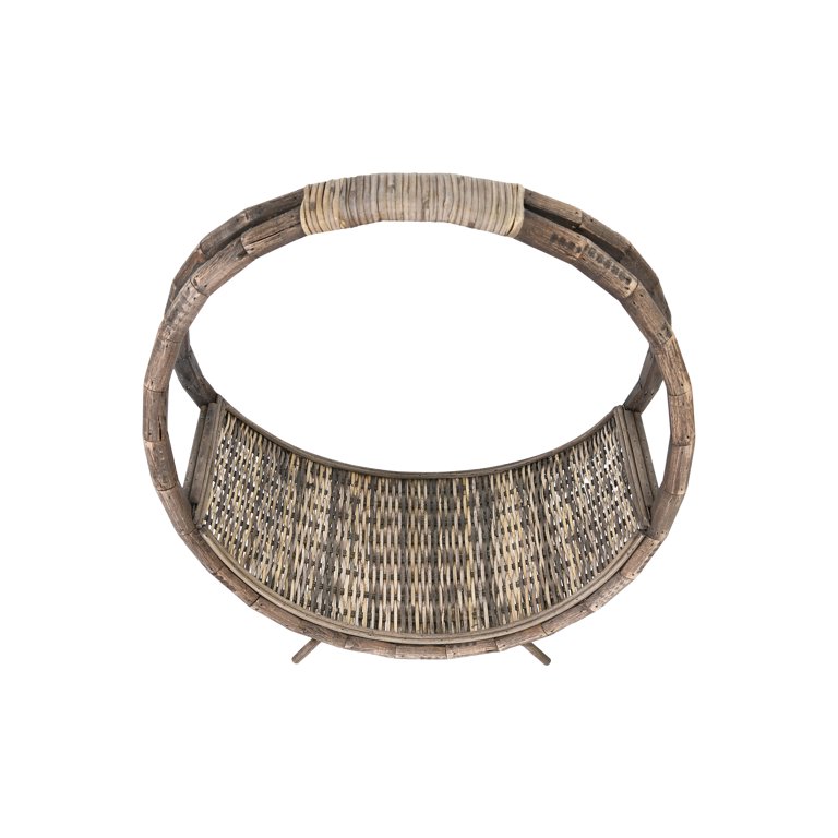 Desert Fields Woven Rattan Log Holder, 9.75 x 20, Brown - Walmart.com