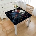 thumbnail image 2 of nygtbtfer Tablecloth Fitted Table Cover for Tables Wipeable Elastic Table Cloth for Outdoor Picnic Camping Dining Party, Stars Watercolor, 2 of 7