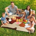 thumbnail image 7 of Colorful Floral Bohemia Picnic Blanket Waterproof Outdoor Beach Blanket Hand-held Pad Suitable for Travel, Camping, Beach, Family Gatherings, 7 of 7