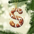 thumbnail image 2 of HomeDM 26 Letter Christmas Ornaments for Xmas Tree Decor 3.15" Letter S Hanging Pendant 2D Acrylic Xmas Ornaments for Christmas Tree Wedding Party Garland Decorative, 2 of 7