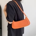 thumbnail image 4 of Bolsa De Hombro Bolso bandolera para mujer Bolso bandolera de PU con patrón de cocodrilo (naranja) Tmvgtek Para Estrenar, 4 of 4