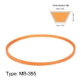 thumbnail image 2 of Uxcell 2pcs MB Series Standard Sewing Machine Belts MB395 Motor Triangle V-Belt with Single Tooth, 2 of 6