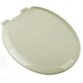 thumbnail image 1 of Slow Close Premium Plastic Round Toilet Seat, Bone, 1 of 1