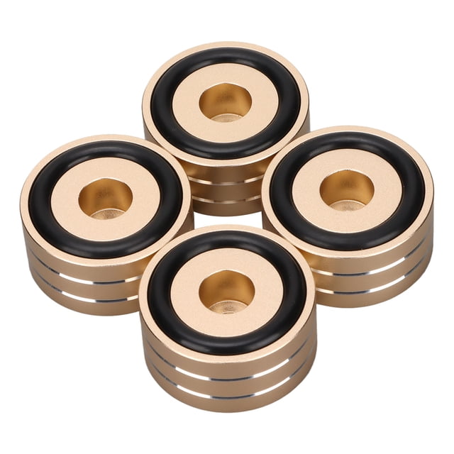 40x20mm Speaker Spikes Base Mat, Vibration Proof 4pcs SP4010 Speaker Cone Base Pads For DAC For Speaker For DVD Player Gold