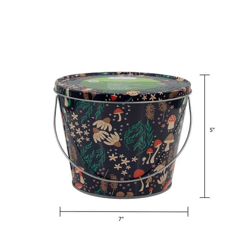 Mainstays Outdoor Citronella Candle - 24oz Metal Bucket | Repels Mosquitoes | Triple Wick | Up to 40 Hours Burn Time
