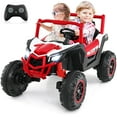 thumbnail image 1 of Costway 24V Kids Ride on UTV with 4 x 100W Powerful Engine Remote Control High/Low Speed Red, 1 of 10