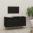 thumbnail image 4 of vidaXL Wall Cabinet Floating Cabinet Display Stand with 2 Hidden Compartments, 4 of 27