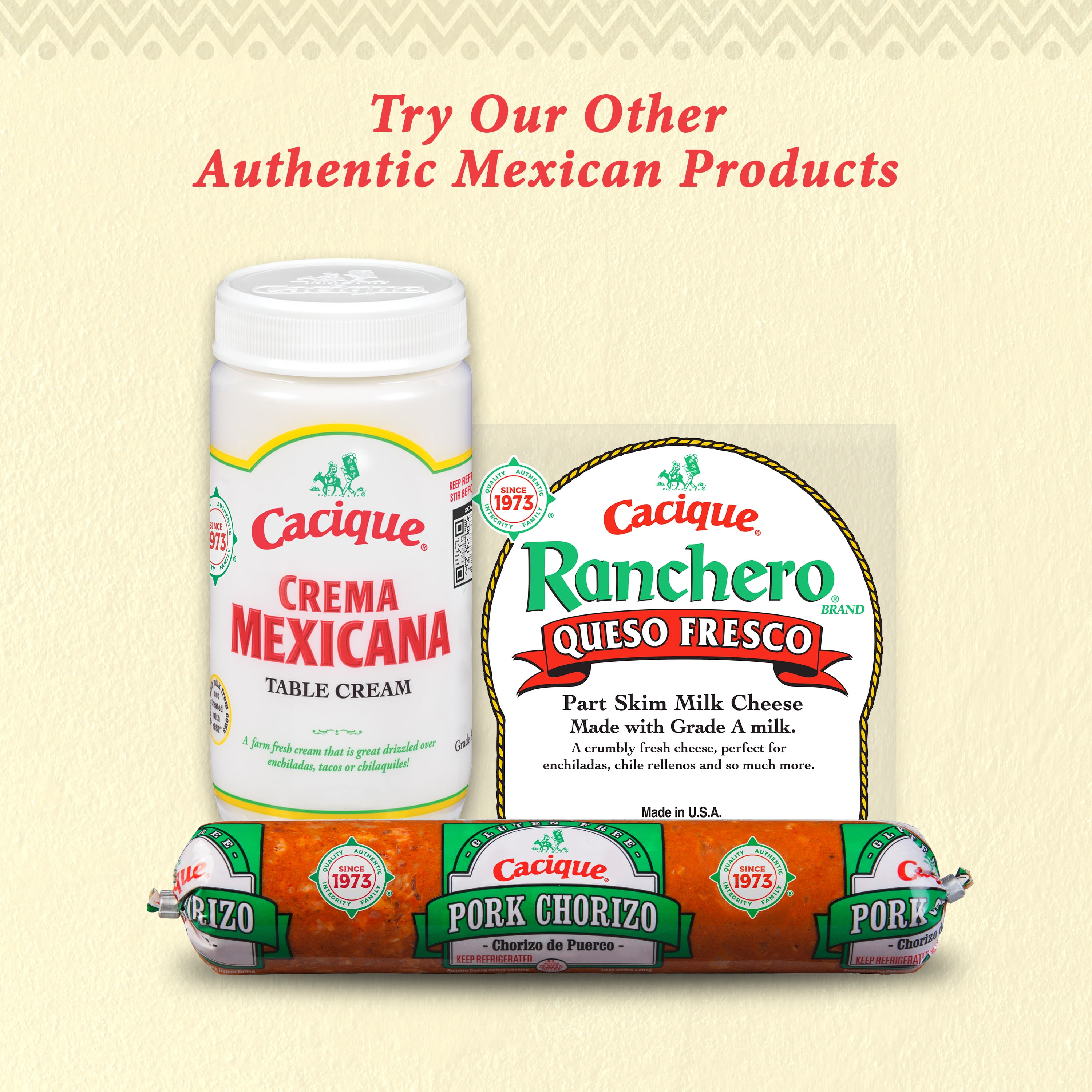 Cacique Gluten Free Beef Chorizo, 9 oz (Refrigerated)