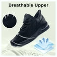 thumbnail image 6 of B BESUNEW Mens Running Shoes Athletic Tennis Shoes Slip On Comfort Fashion Walking Sneaker for Gym Workout US 7-13, 6 of 15