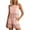 Pink, variant on Shorts Sets Women 2 Piece Outfits Plus Size Crew Neck Sleeveless Shirts Cutout Shorts with Pockets Matching Set