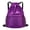 Purple, variant on Backpack with Drawstring Closure Waterproof Wear-Resistant Large Capacity Multi-Pocket Design Swimming Gear Backpack