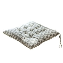 Uxgjfwu Chair Cushion, Soft Squre Seat Pad 18 Inch Diameter, Non-Slip Home Kitchen Office Comfort, All Seasons Classroom Student Stool Padding