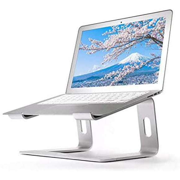 HYFAI Support Ordinateur Portable en Aluminium pour Bureau Compatible avec Mac MacBook Pro Air, Support Portable Ergonomique