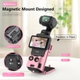 thumbnail image 2 of Soporte Magnético AMAZEAR para DJI Osmo Pocket 3 Rosa 180°, 2 of 9