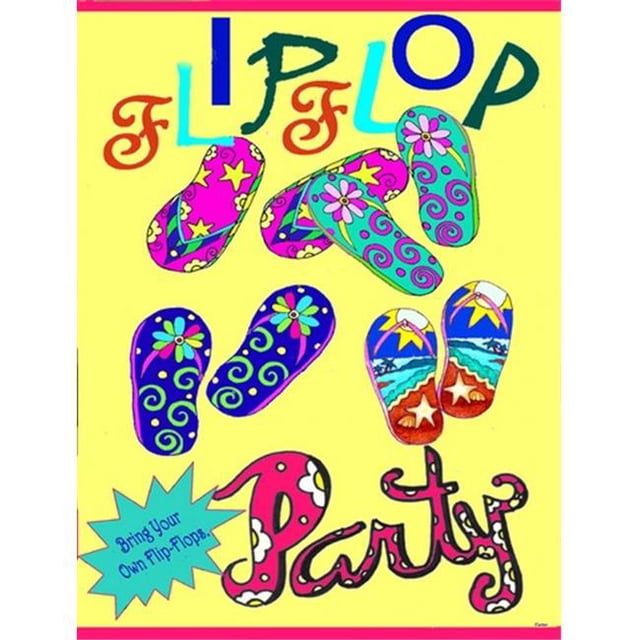 Carolines Treasures PJC1035GF Bring Your Own Filp Flops Flag Garden Size